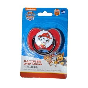 Paw Patrol Marshall Pacifier with Cover 0+ Months Nickelodeon NEW